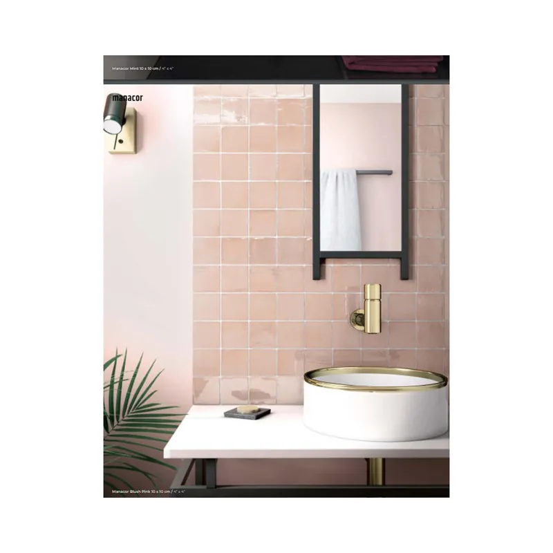 Végkiárusítás Equipe MANACOR blush pink falicsempe 6,5x40
