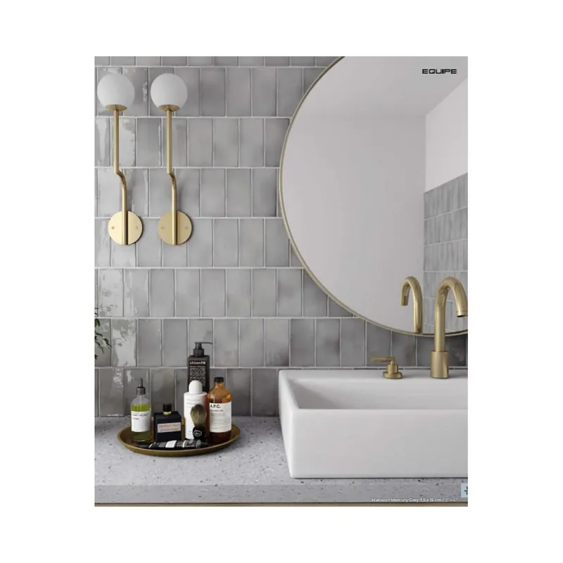 Utolsó esély Equipe MANACOR mercury grey falicsempe 6,5x40