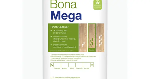 Bona Mega Fényes 1 komponensű parkettalakk 1L Kedvezmény