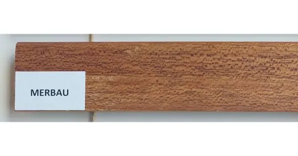 Gyors szállítás Fafurnéros szegélyléc Merbau lakkozott 40 mm