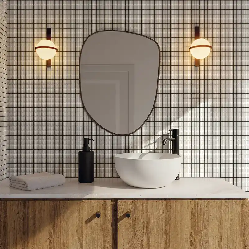 3D Bars Bevel Quartz Matt falicsempe Azonnali szállítás