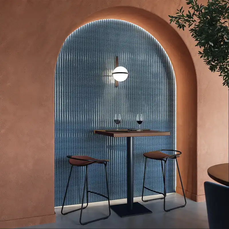3D Bars Bevel Sapphire Gloss falicsempe Kedvezmény