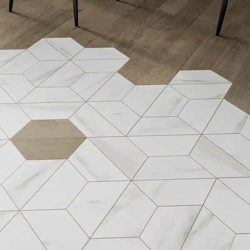 Ajánlat CALACATTA TRAPEZIUM kerámia padlólap