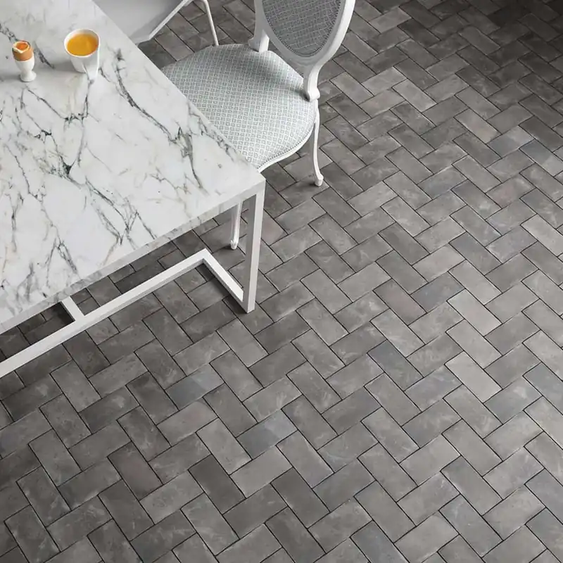 Végkiárusítás Cottage Brick Graphite kerámia padlólap
