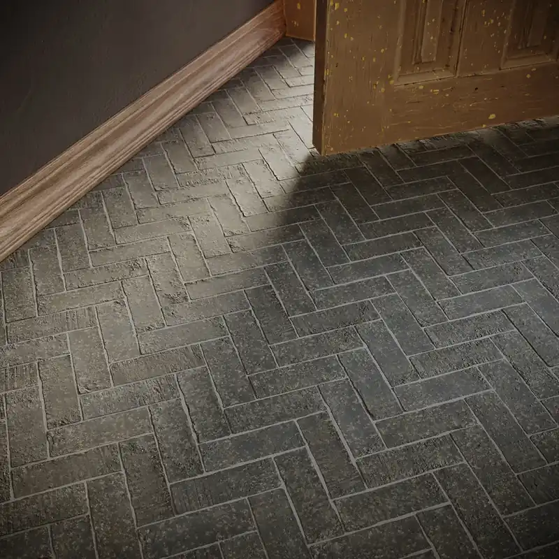 Akciós ár Earth Lignito Herringbone kerámia padlólap