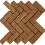 Akció Earth Ocre Herringbone kerámia padlólap