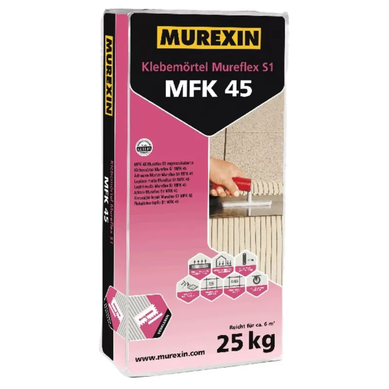 Murexin MFK 45 Mureflex S1 ragasztóhabarcs -25 kg Bestseller