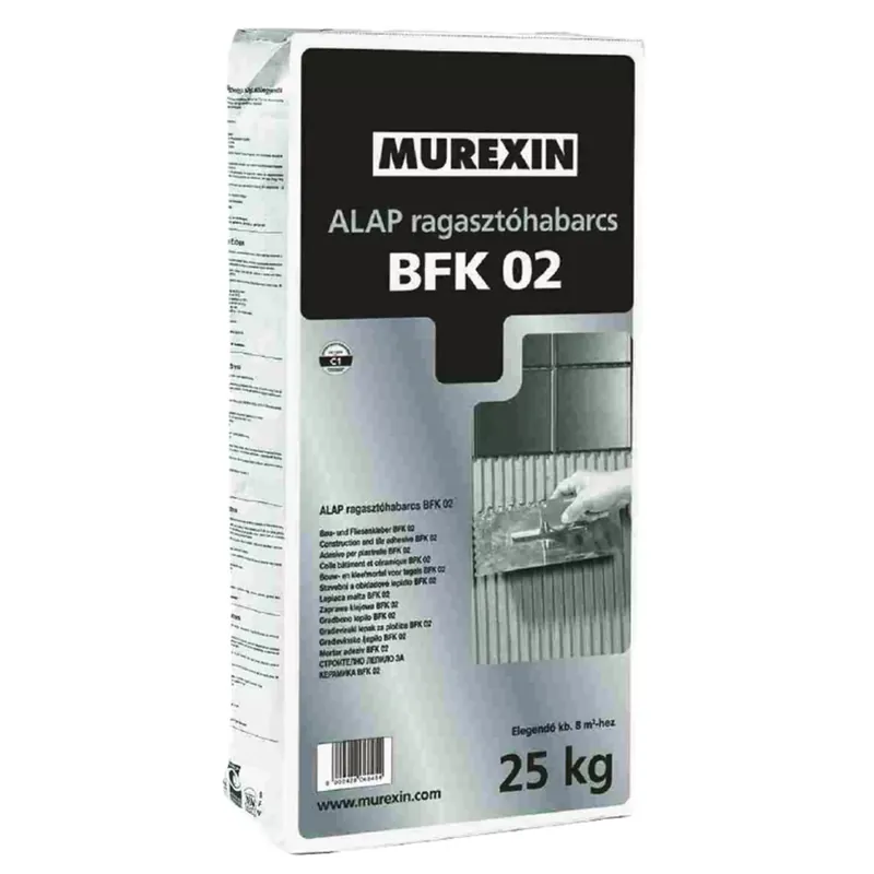 Murexin BFK 02 Alap ragasztóhabarcs - 25 kg Csak ma