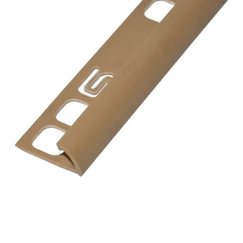Bestseller PVC pozitív élvédő profil 12,5 mm/2,50 m sötét beige
