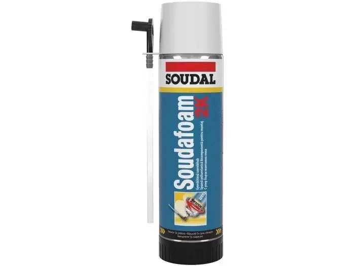 Soudal SOUDAFOAM 2K - Kétkomponensű purhab, zárt cellás, B2 - 400ml Gyors kiszállítás