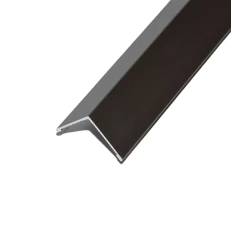 Vedd meg online Utólagos alumínium sarokvédő élvédő profil 20x20 mm/2,50 m matt eloxált titán/pezsgő