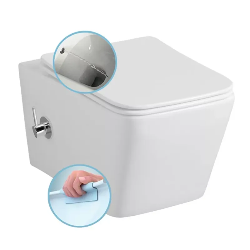 Árcsökkenés Sapho Porto fali rimless WC, bidézuhannyal 360x530 mm (PZ102RX)