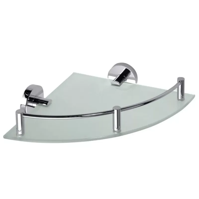 Sapho Omega Economy sarok üvegpolc 26x26x6 cm (XR605) Prémium