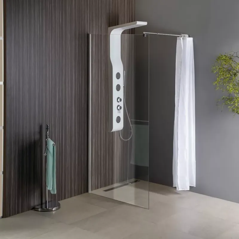 Sapho AQUALINE WALK IN Fix zuhanyfal, 90x190cm, átlátszó üveg (WI091) Árengedmény