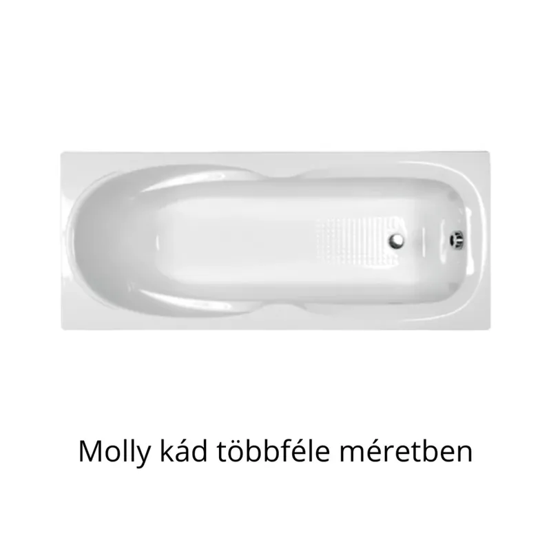 Végkiárusítás H2O Molly egyenes fürdőkád - többféle méretben