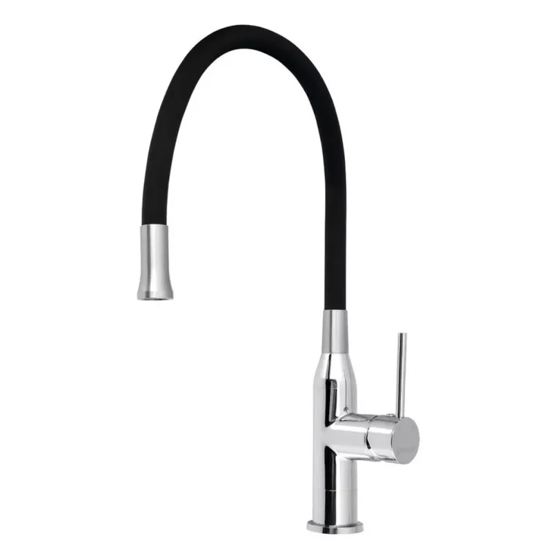 Sapho SILI mosogató-csaptelep, szilikon cső, 224/263/475mm, fekete/króm (SR426) Vedd meg online