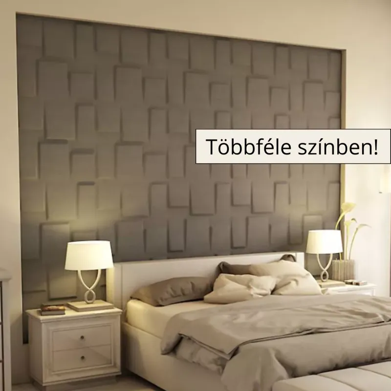 Bonete 3D falpanel 60x60 cm - többféle színben Vedd meg online