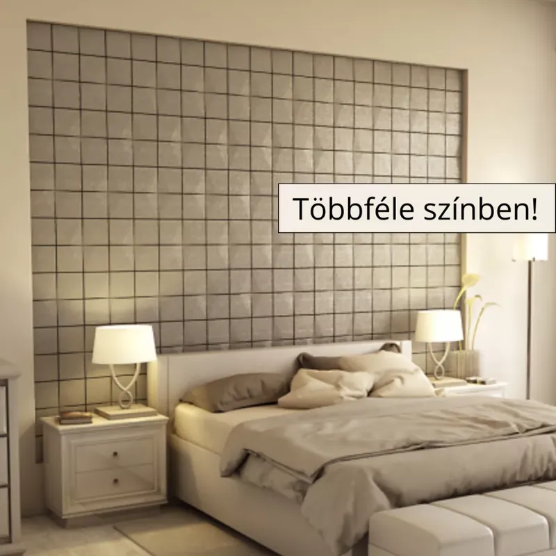 Cabaray 3D falpanel 40x40 cm - többféle színben Gyors szállítás