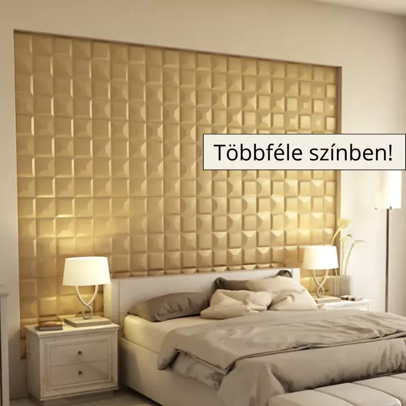 Legjobb ár Biggore 3D falpanel 60x60cm - többféle színben