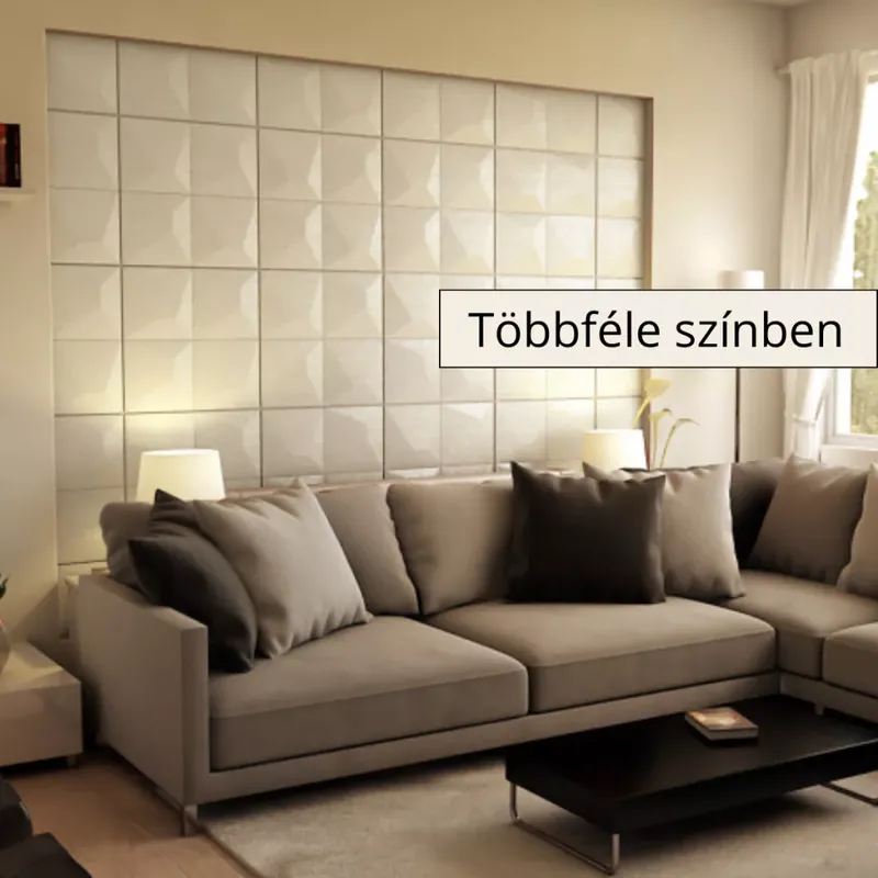 Teide 3D falpanel 40x40cm - többféle színben Csak ma