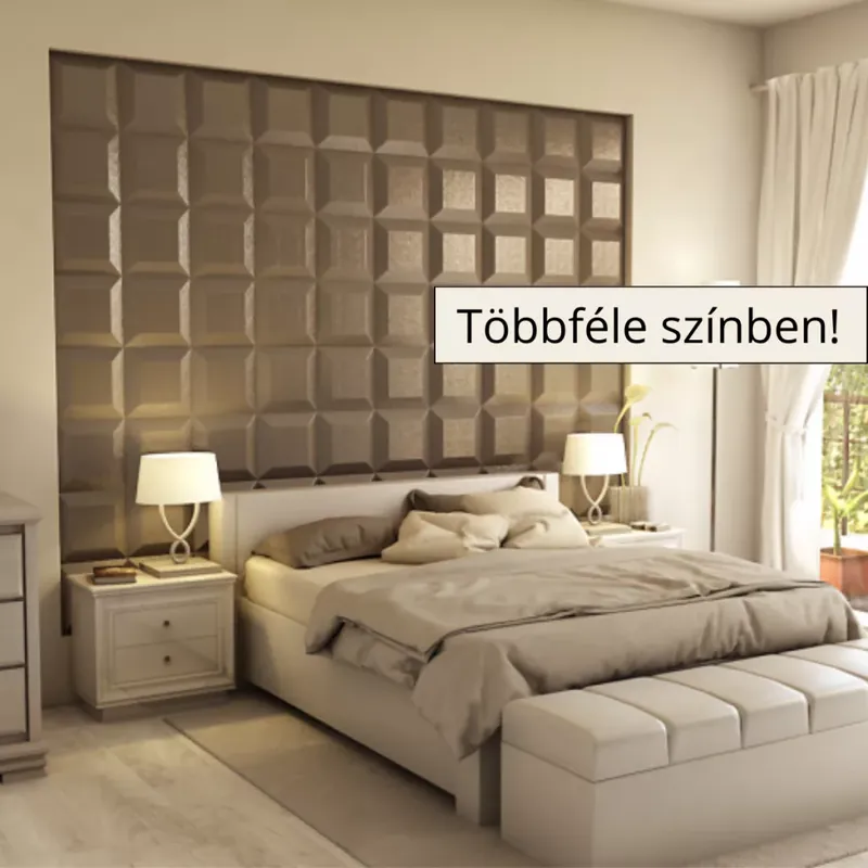 Biztonságos fizetés Tuputango 3D falpanel 30x30cm - többféle színben