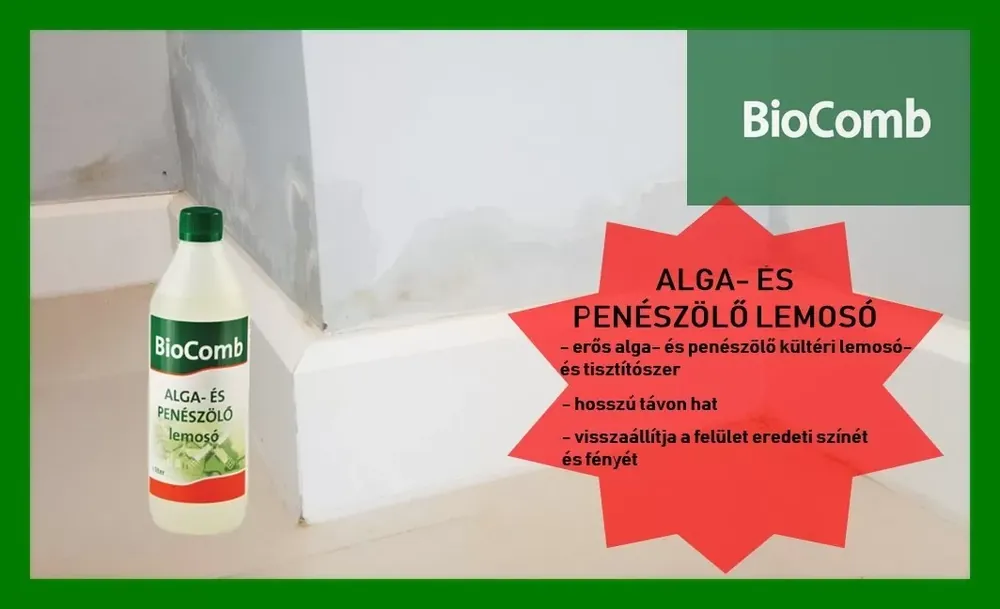 BioComb Alga-és penészölő lemosó Szezonális akció