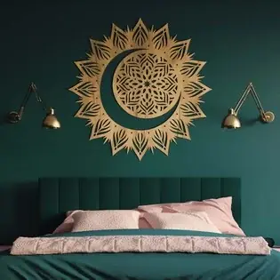Gyors kiszállítás Dekoráció - Nap és Hold mandala