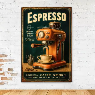 Vintage fa kép - Espresso Expressz szállítás
