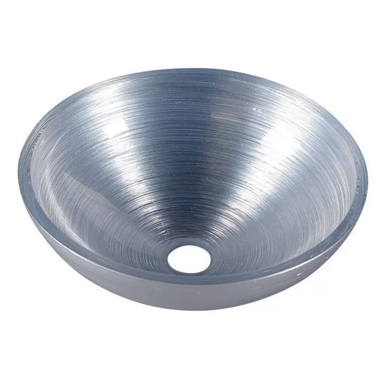 Vedd meg online Sapho Murano Silver üvegmosdó 40x14 cm