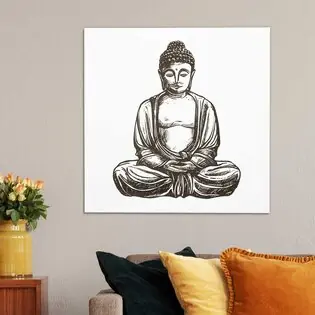 Gravírozott Buddha kép Kihagyhatatlan ajánlat