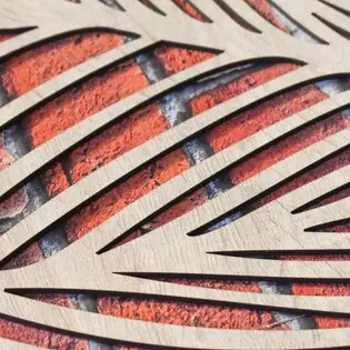 3D dekorpanel a falra - A levelek oázisa Legjobb ár