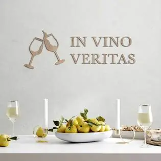 Kedvezményes ár Latin idézet - In Vino Veritas
