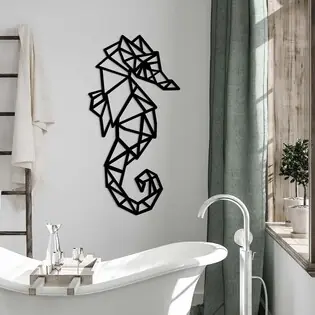 Vásárlói kedvenc Geometriai fali dekoráció - Tengeri csikó