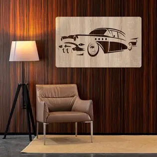 Fából készült kép - Autó Buick Century 1955 Nézd meg most
