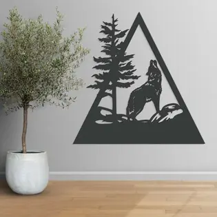 Kivágott 3D kép - Vad farkas Vásárlói kedvenc