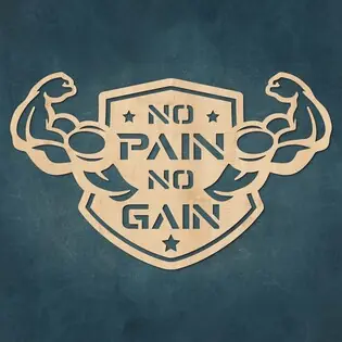 Kiárusítás Motivációs kép - No Pain No Gain