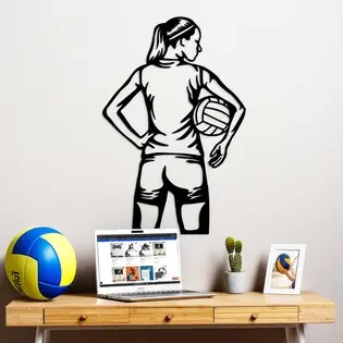 Vedd meg online Sport falikép - Röplabdázó lány