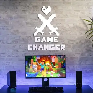 Azonnali szállítás Fa felirat - Game Changer - Minecraft