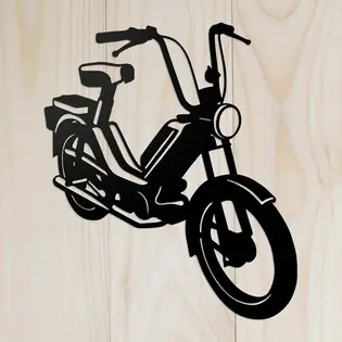 Biztonságos fizetés Fából készült kép retro stílusban - Babetta 210