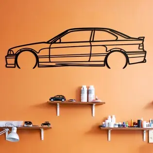 Expressz kézbesítés Minimalista fakép - BMW e36