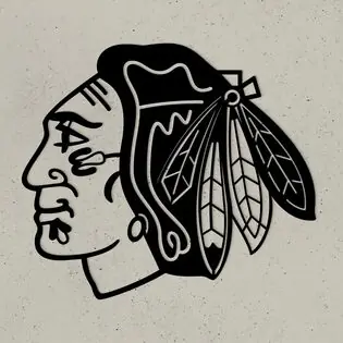 Fa 3D logó - Chicago Blackhawks Végkiárusítás