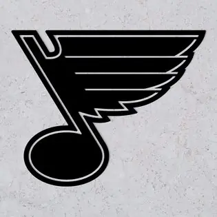 Expressz szállítás Fa hoki logó - St. Louis Blues