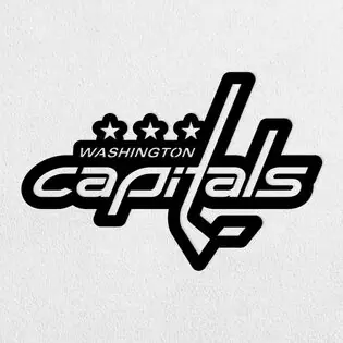 Vedd meg most 3D NHL logó a falra - Washington Capitals