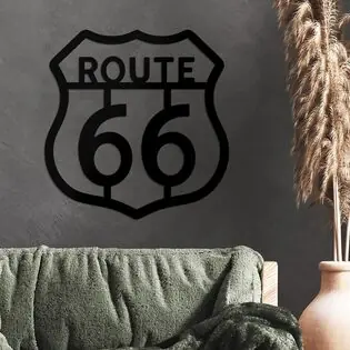 Retro dekoráció - Route 66 Expressz kézbesítés