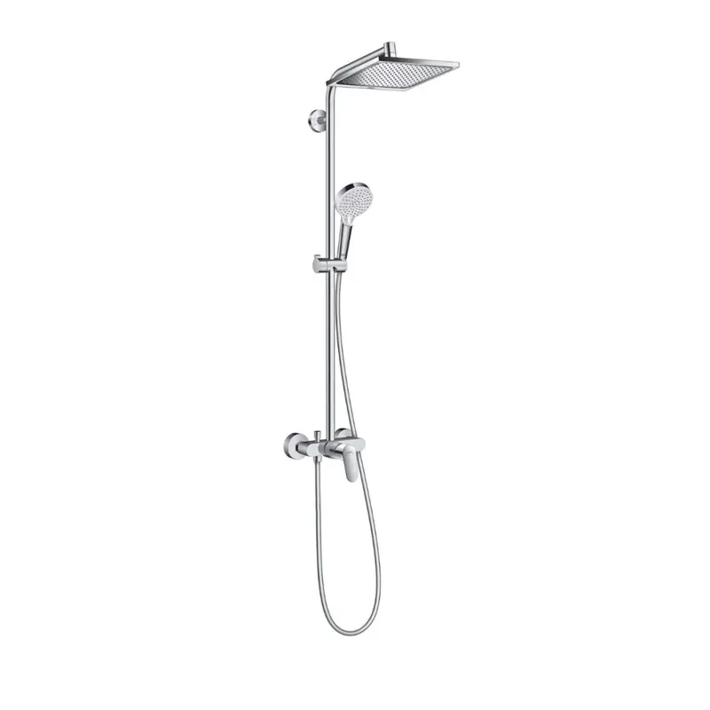 Expressz kézbesítés Hansgrohe Crometta E Showerpipe 240 1 jet egykaros zuhanyrendszer (27284000)