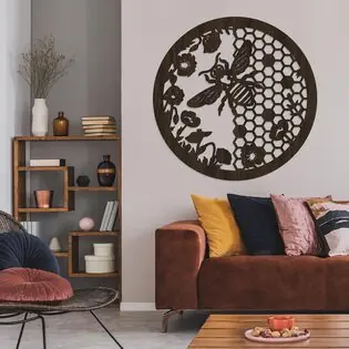 Outlet Ajándék méhésznek - Fa méh falikép
