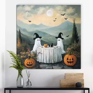 Halloween falikép - Szellemek Különleges ajánlat