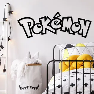 Rendeld meg most Fa falikép - Pokémon logó
