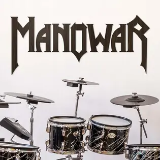 Vedd meg most Fa falikép - Manowar logó