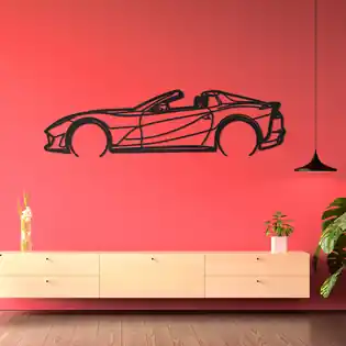 Akciós ár Fából készült autós falikép - Ferrari 812 GTS